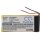 Ersatzakku - CS-IPNA6SL - Apple iPod Nano 6th / 616-0531 - 3,7 Volt 110mAh Li-Polymer