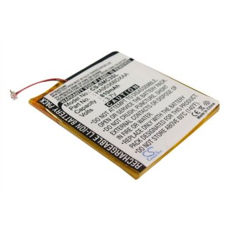 Ersatzakku - CS-SMC3SL - Samsung YP-CP3 / HA9036BDXAA - 3,7 Volt 810mAh Li-Polymer