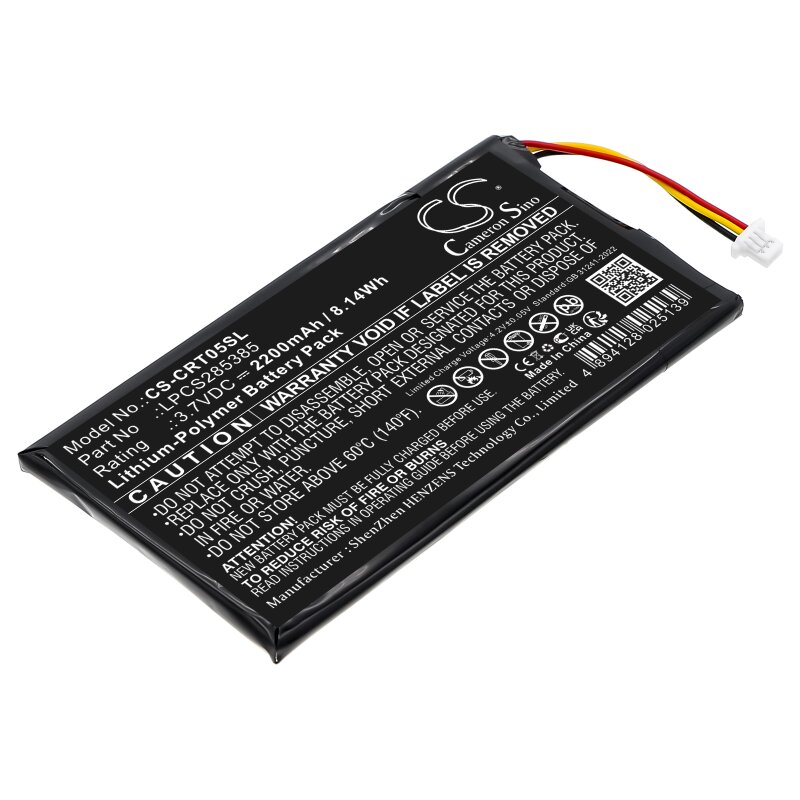 Ersatzakku - CS-CRT05SL - Creative Zen Vision M 30GB / LPCS285385