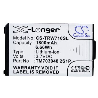 Ersatzakku - CS-TRW710SL - TRITTON Warhead 7.1 / TM703048 2S1P - 3,7 Volt 1800mAh Li-Ion