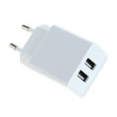 OTB - Ladeadapter USB - 2,4A 2-PORT Multiadapter - weiß