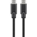 USB-C™ Kabel USB 3.2 Generation 2x2, 5A, schwarz -...