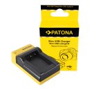 PATONA - Slim Micro-USB Ladegerät f. Sony NP-BX1 BX...