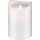 goobay - LED Echtwachs-Kerze weiß, 10x15 cm - wunderschöne und sichere Lichtlösung für viele Bereiche wie Haus und Loggia, Büro, Schulen oder Seniorenheime