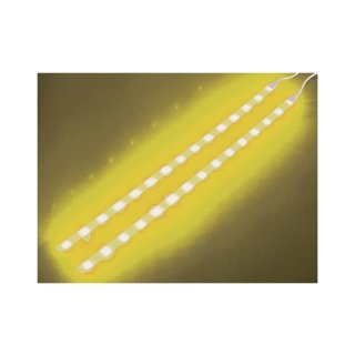 Velleman - CHLSY1 - doppelte selbstklebene LED-Leiste - 12VDC - Gelb - Mit Ein/Aus-Schalter