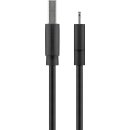 goobay - Lightning USB Lade- und Synchronisationskabel - Apple Lightning Stecker (8-Pin) - 1 m - Schwarz