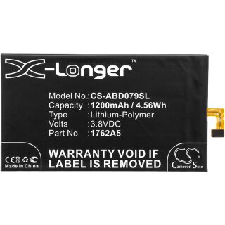 Ersatzakku - CS-ABD079SL - Amazon Kindle Oasis 8th charging cover - 3,8 Volt 1200mAh Li-Polymer