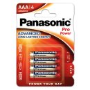 Panasonic - PRO POWER - Micro AAA / LR03 - 1,5 Volt AlMn...
