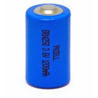 PKCELL - ER14250 - 1/2AA - 3,6 Volt 1200mAh Li-SOCl2 mit Lötfahne (Z-Form)