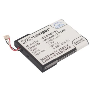 Ersatzakku - CS-SP007SL - SONY PSP E1000 / 4-285-985-01 - 3,7 Volt 900mAh Li-Ion