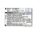 Ersatzakku - CS-PMM250SL - PURE Move 2500 / 102RD - 3,7 Volt 1050mAh Li-Ion
