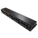 ABS-Gehäuse - Battery Storage Box - Lithium Battery Case für 68x 18650 Zellen - 10S6P / 13S5P / 17S4P - 478 x 90 x59mm - schwarz