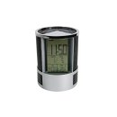 Stiftebox mit Uhr, Alarm, Datum, Temperatur und Countdown