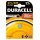 Duracell - 370 / 371 - 1,55 Volt 40mAh AgO - Knopfzelle - 10er Pack
