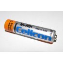 Cellcon - CNH-75AAA - Micro AAA - 1,2 Volt 750mAh Ni-MH - lose mit Lötfahne - U-Form