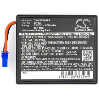 Ersatzakku - CS-YEC160RX - YUNEEC H480 Drone Remote Control - 3,7 Volt 8700mAh Li-ion