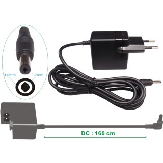 Ladegerät für DVD-Player - DF-ACW578MC - PANASONIC DVD-L50 / VSK-0578 - Input AC100-240V; Output 9,5V-2A