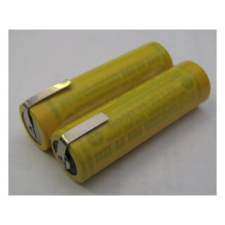 Akkupack für Rasierer Grundig 8835 / MC 8540 - 2,4 Volt zum Selbsteinbau 1600mAh / 3,84Wh - Ni-MH