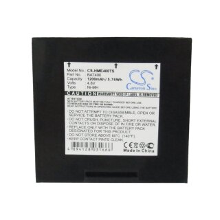 Ersatzakku - CS-HME400TS - HME 400 / BAT400 - 4,8 Volt 1200mAh Ni-MH