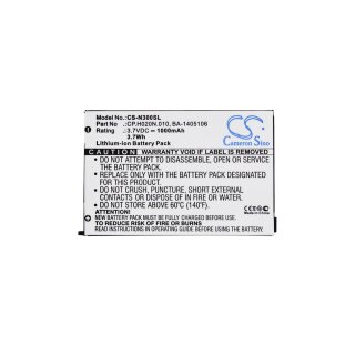 Ersatzakku - CS-N300SL - Acer C500 / BA-1405106 - 3,7 Volt 1000mAh Li-Ion - EOL