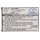 Ersatzakku - CS-AP696SL - Asus Mypal A626 / 07G0166B3450 - 3,7 Volt 1300mAh Li-Ion