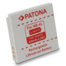 Patona - Ersatzakku kompatibel zu Canon NB-4L - 3,7 Volt 650mAh Li-Ion