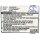 Ersatzakku - CS-HIQ200SL - HP iPAQ 200 / 410814-001 - 3,7 Volt 2200mAh Li-Ion