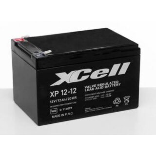 XCell - XP12-12 - 12 Volt 12Ah Pb - F2