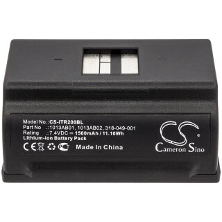 Ersatzakku - CS-ITR200BL - INTERMEC PR2 / 1013AB02 - 7,4 Volt 1500mAh Li-ion
