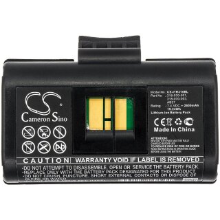 Ersatzakku - CS-ITR310BL - INTERMEC PR21 / 318-030-001 - 7,4 Volt 2600mAh Li-ion