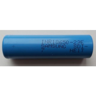 Samsung - INR18650-29E E7 - 3,7 Volt 2900mAh Li-Ion [LiNiMnCoO2]