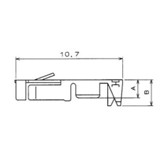 Hirose - HNC-2.5S-C-A(15) - Sockel Kontakt Zinn 22-26 AWG Crimp