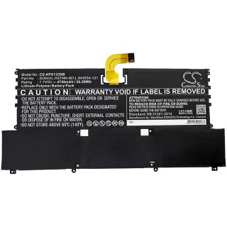 Ersatzakku - CS-HPS132NB - HP 843534-121 / F1D61EA#ABD - 7,7 Volt 4750mAh Li-Polymer