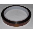 Kaptonband - Polyimid Elektro-Isolierband - bernsteinfarben bis +250°C, Stärke 0.07mm, Rolle 30m - Breite 15mm