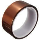 Kaptonband - Polyimid Elektro-Isolierband - bernsteinfarben bis +250°C, Stärke 0.07mm, Rolle 30m - Breite 35mm