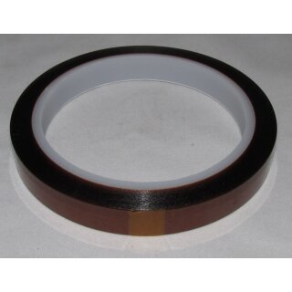 Kaptonband - Polyimid Elektro-Isolierband - bernsteinfarben bis +250°C, Stärke 0.07mm, Rolle 30m - Breite 60mm