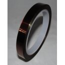 Kaptonband - Polyimid Elektro-Isolierband - bernsteinfarben bis +250°C, Stärke 0.07mm, Rolle 30m - Breite 80mm