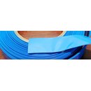 Schrumpfschlauch - PVC Heat Shrink Tube - Blau / Blue - Länge: 1 Meter - Breite 140mm