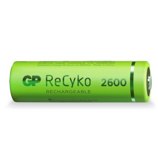 GP - GP270AAHC - Mignon AA - 1,2 Volt 2600mAh Ni-MH - lose mit Lötfahne - Z-Form