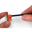 Wago - COMPACT-Verbindungsklemme 5x4mm² mit Betätigungshebel