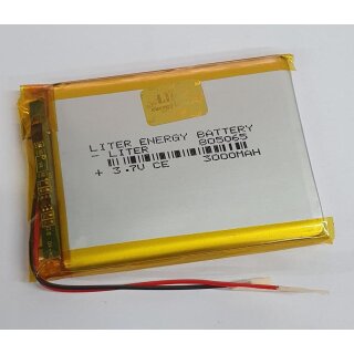 Einzelzelle - 805065 - 3,7 Volt 3000mAh Li-Polymer