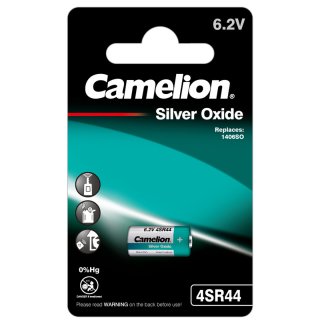 Camelion - 4SR44 / PX28 / 6,2 Volt / BP1 - 6 Volt 145mAh Zink / Silber Oxyd