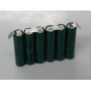 Akkupack für Gross Funk Ni-MH-Akkumulator 7.2V/500mAh / 100-001-885 - 7,2 Volt Ni-MH zum Selbsteinbau 900mAh / 6,48Wh - Ni-MH