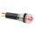 Velleman - 12VTFR - Blinkende Wasserdichte LED-Signalleuchte 12 V Rot - Schwarzes Gehäuse