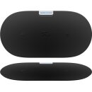 goobay - Kabelloses Dual-Schnellladegerät 10 W, Schwarz