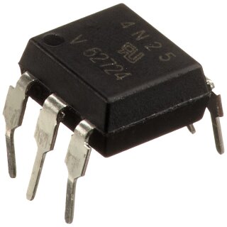 Velleman - 4N25 - Optokoppler mit Trasistorausgang - Vdc=2500V / CTR=50