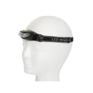 PEREL - EHL7N - Stirnlampe mit 3 sehr hellen weißen LEDs