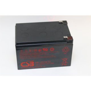 CSB - HR1251W F2 - 12 Volt 12,5Ah [C20] Pb - Faston 6,3mm