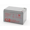CSB - HR1251W F2 - 12 Volt 12,5Ah [C20] Pb - Faston 6,3mm
