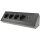 ChiliTec - 4-fach Steckdosenblock+2x USB, anthrazit 250V~/ 16A, Aufbaumontage